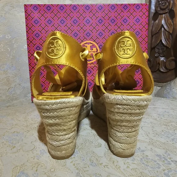 Tory Burch Elisa Satin Espadrilles - Picture 3 of 7